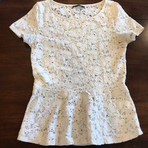‘VELVET’ BEAUTIFUL LACE PEPLUM BLOUSE
